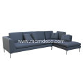 L-Shape B&B Italia Fabric Sectional Sofa Charles